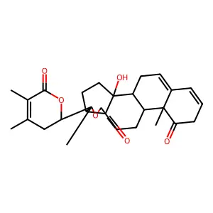(+)-Withaphysalin D structure
