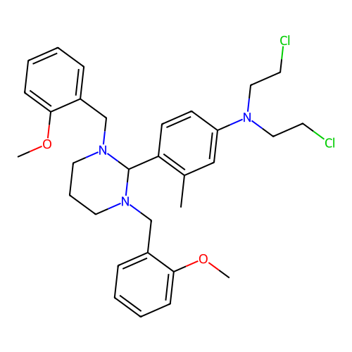 Pyrimidine,3-bis(o-methoxybenzyl)- structure