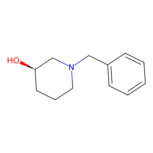 (R)-(-)-1-Benzyl-3-hydroxypiperidine structure