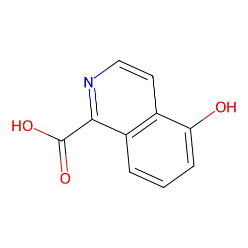 5-Hydroxyisoquinoline-1-carboxylic acid structure