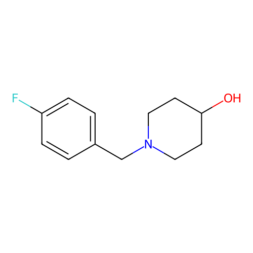 1-(4-Fluorobenzyl)piperidin-4-ol structure