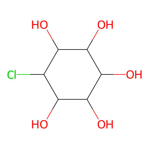 5-Chloro-5-deoxy-myo-inositol structure