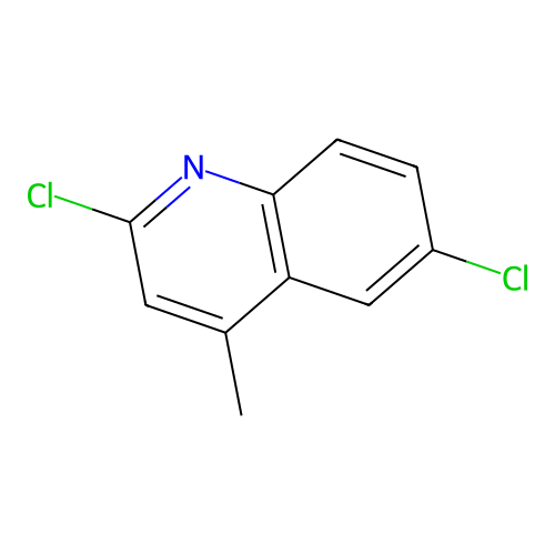 2,6-Dichloro-4-methylquinoline structure