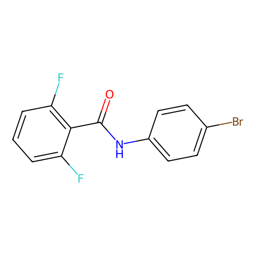 N-(4-bromophenyl)-2,6-difluorobenzamide structure