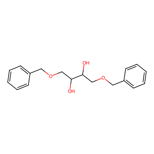 (2R,3R)-1,4-bis(phenylmethoxy)butane-2,3-diol structure