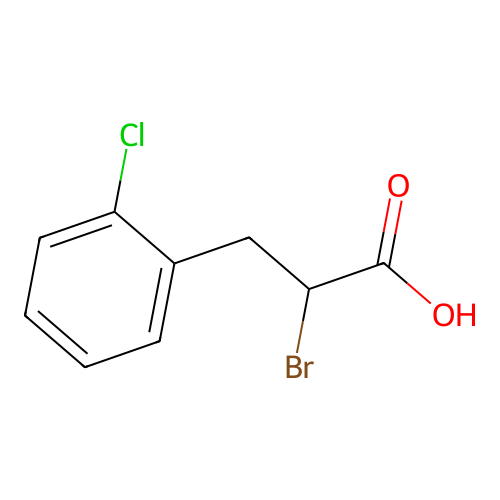 2-溴-3-(2-氯苯基)丙酸 structure