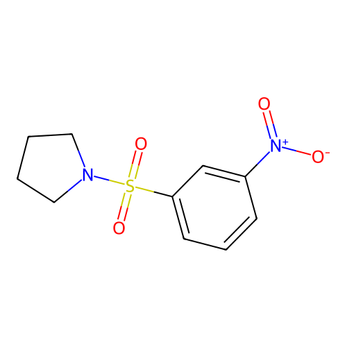 1-((3-Nitrophenyl)sulfonyl)pyrrolidine structure