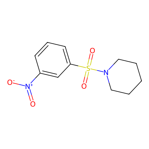 1-(3-Nitrophenylsulfonyl)piperidine structure
