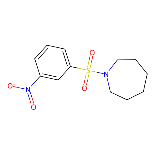 1-[(3-Nitrophenyl)sulfonyl]azepane structure