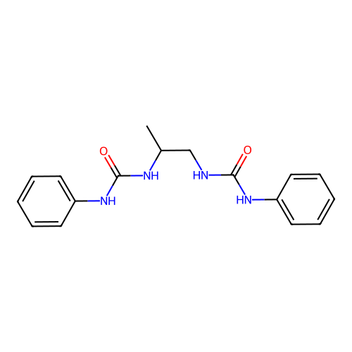 1,2-Bis(phenylureido)propane structure