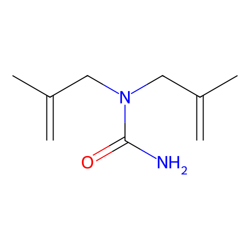 1,1-Bis(2-methylprop-2-enyl)urea structure