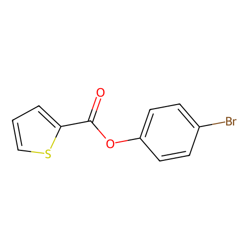 4-Bromophenyl 2-thiophenecarboxylate structure