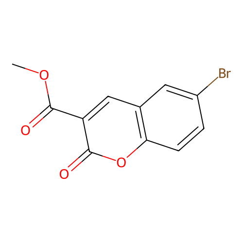 methyl 6-bromo-2-oxo-2H-chromene-3-carboxylate structure