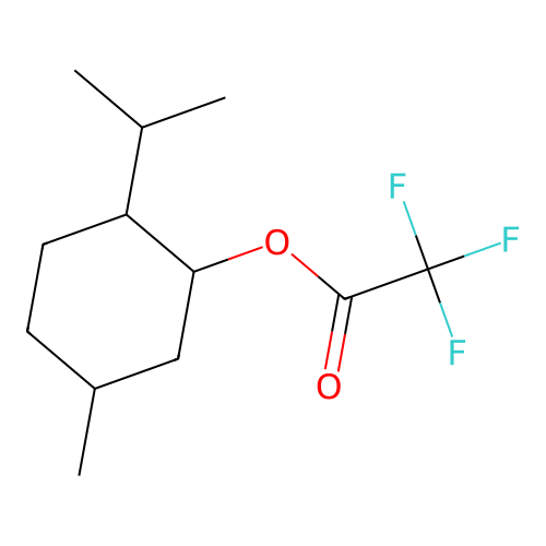 2-Isopropyl-5-methylcyclohexyl trifluoroacetate structure