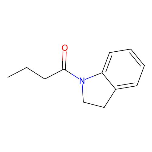 N-Butyrylindoline structure