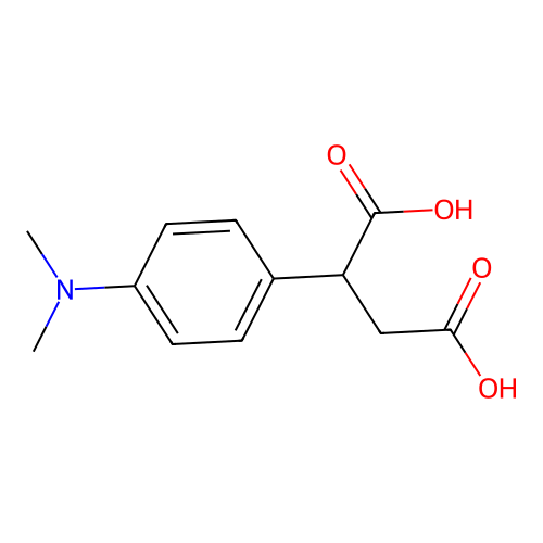 2-(4-(Dimethylamino)phenyl)succinic acid structure