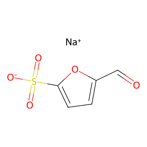 Sodium 5-formylfuran-2-sulphonate structure