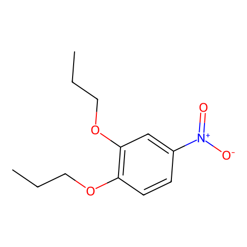 4-Nitro-1,2-dipropoxybenzene structure