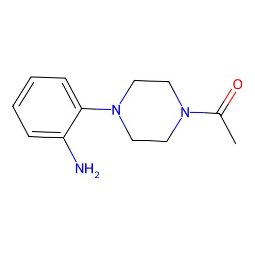 1-(4-(2-Aminophenyl)piperazin-1-yl)ethanone structure