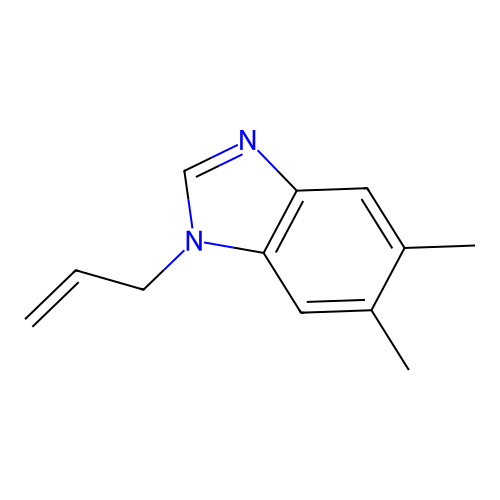 1-Allyl-5,6-dimethyl-1H-benzo[d]imidazole structure
