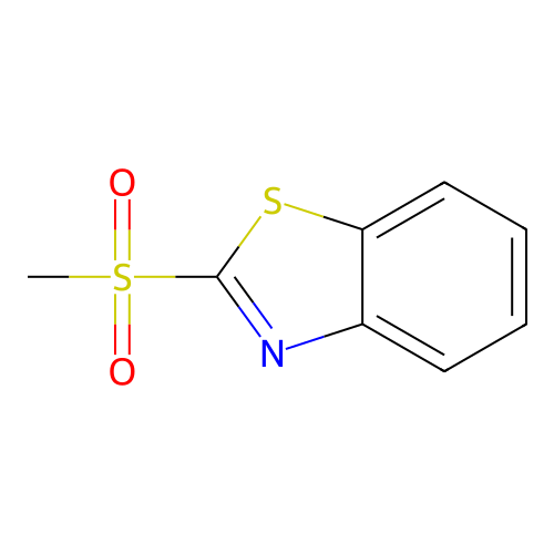 2-(Methylsulfonyl)benzothiazole structure