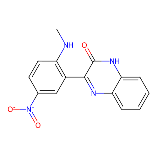 3-[2-(methylamino)-5-nitrophenyl]-1H-quinoxalin-2-one structure