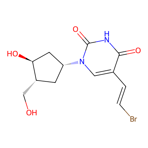 Carbocyclic bvdu structure