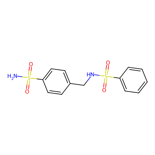 4-(Benzenesulfonamidomethyl)benzene-1-sulfonamide structure