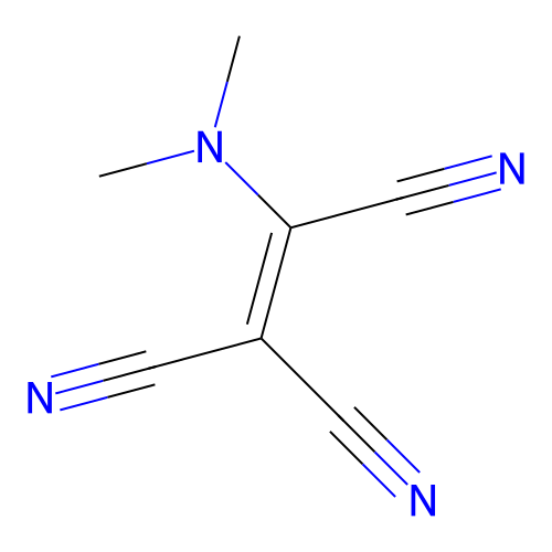 2-(Dimethylamino)ethene-1,1,2-tricarbonitrile structure