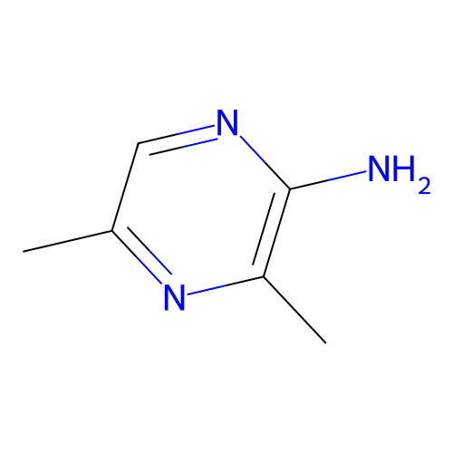 2-Amino-3,5-dimethylpyrazine structure