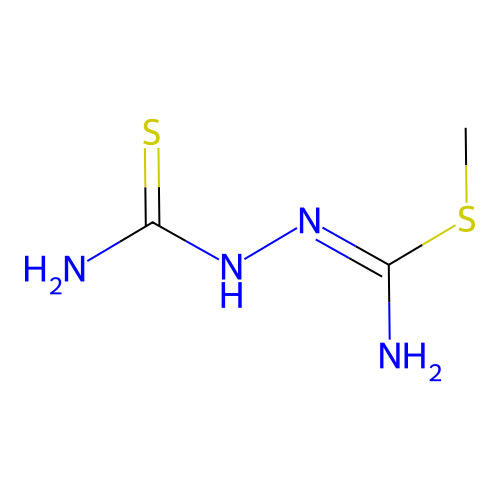 methyl N'-(carbamothioylamino)carbamimidothioate structure