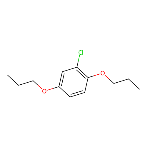 2-Chloro-1,4-dipropoxybenzene structure