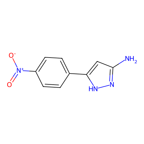 3-(4-Nitrophenyl)-1H-Pyrazol-5-Amine structure