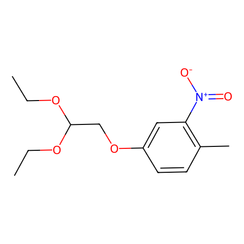 4-(2,2-Diethoxyethoxy)-1-methyl-2-nitrobenzene structure