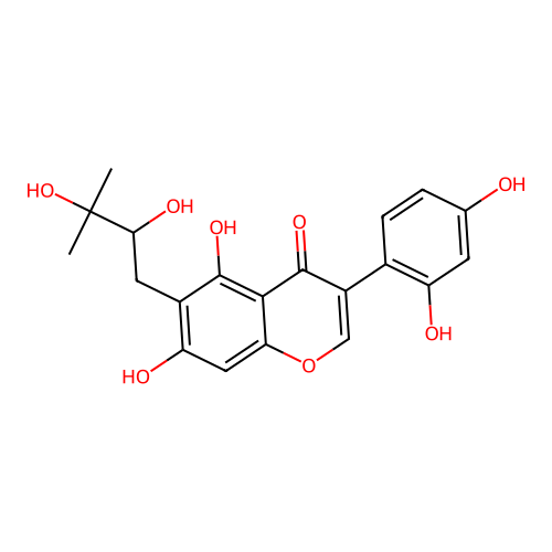 Luteone glycol structure