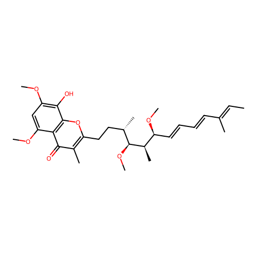 Stigmatellin structure