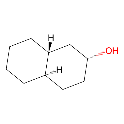 2-Naphthalenol, decahydro-, (2R,4aR,8aR)-rel- structure