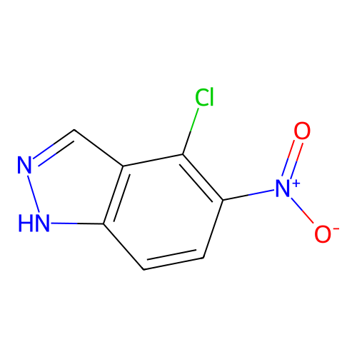4-chloro-5-nitro-1H-indazole structure