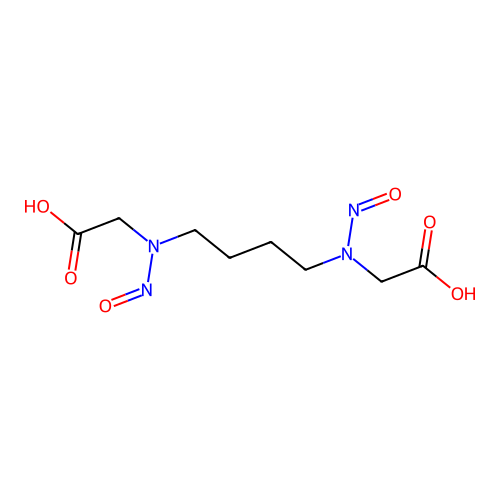 2,2'-[Butane-1,4-diylbis(nitrosoimino)]diacetic acid structure