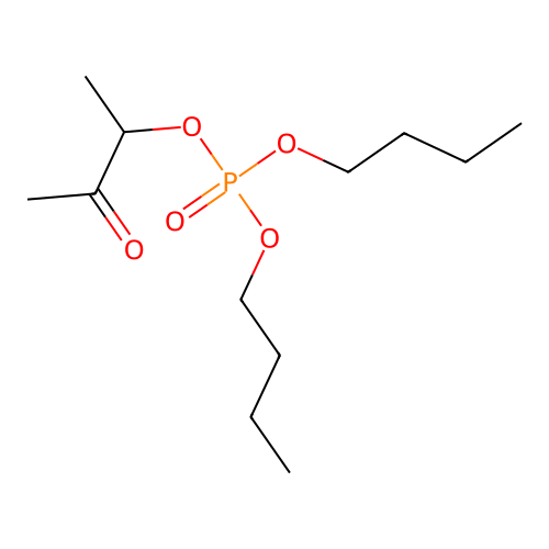 Dibutyl 3-oxobutan-2-yl phosphate structure
