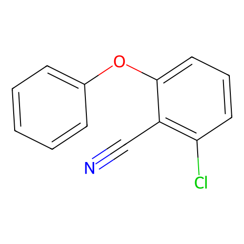 2-Chloro-6-phenoxybenzonitrile structure