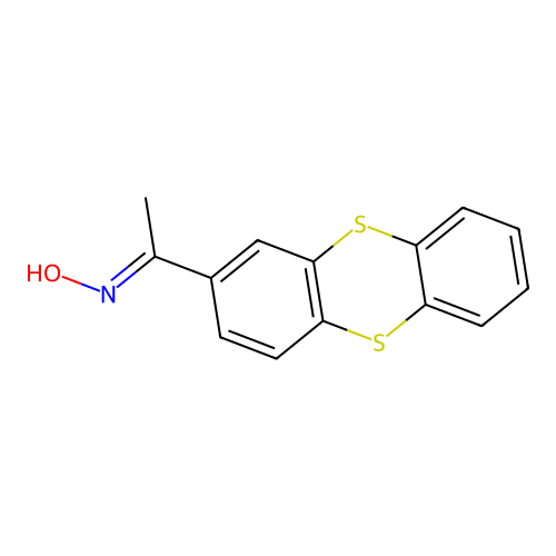 N-(1-噻蒽-2-基亚乙基)羟胺 structure