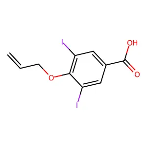 4-烯丙氧基-3,5-二碘苯甲酸 structure