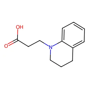 1,2,3,4-四氢喹啉丙酸 structure
