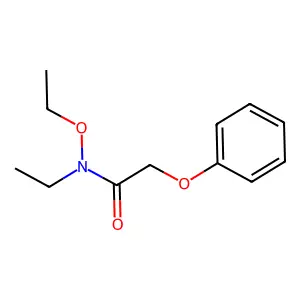 N,O-二乙基-2-苯氧基乙酰氧肟酸 structure