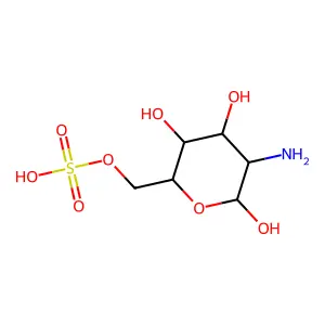 氨基葡萄糖6-硫酸酯 structure