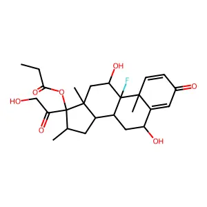 6-Hydroxydexamethasone 17-propionate structure