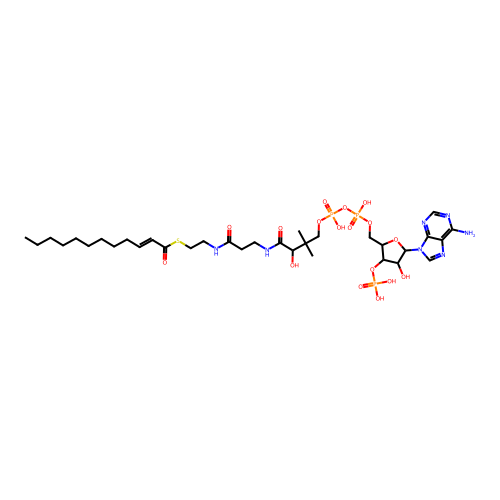 Dodecenoyl+2-dodecenoyl structure