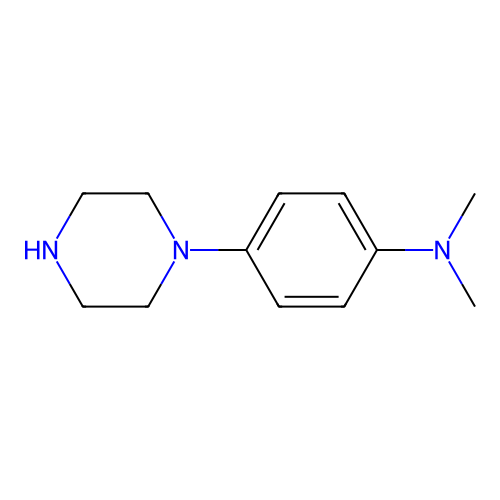 Dimethyl-(4-piperazin-1-YL-phenyl)-amine structure