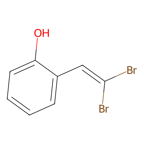 2-(2,2-Dibromovinyl)phenol structure